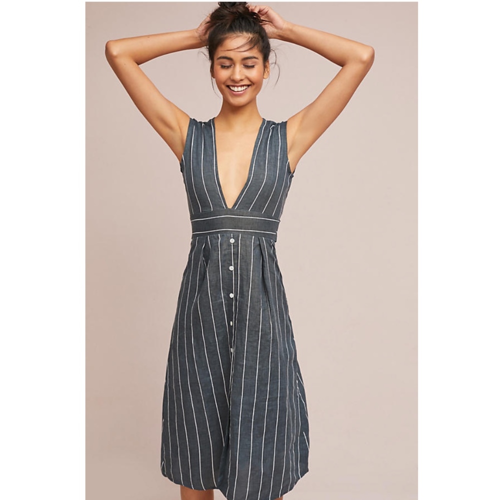 Faithfull the Brand | NWT Le Roche Midi dress sz L